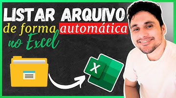 Listar nomes dos ARQUIVOS de uma PASTA do Windows no EXCEL automaticamente