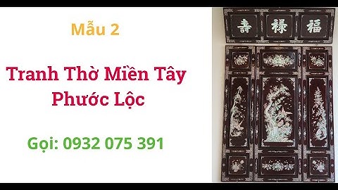Tranh Gỗ Khảm Ốc Xà Cừ Tích "Tùng Cúc Trúc Mai". Gọi: 0932075391 #tranhdongque #tranhphongcanh