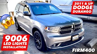 2011 - 2020 DODGE DURANGO LED LIGHTS HEADLIGHTS INSTALLATION