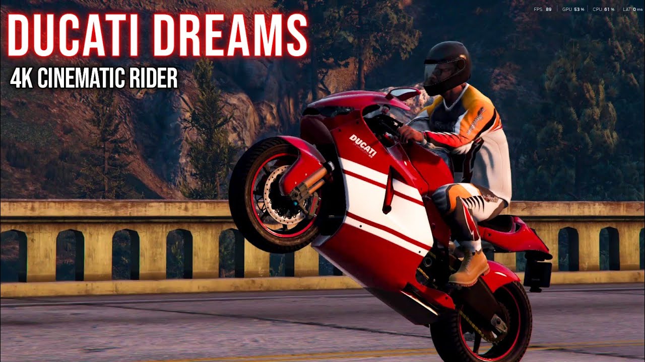 Ducati Dreams | GTA V 4K Cinematic Rider Bike Film 🏍️