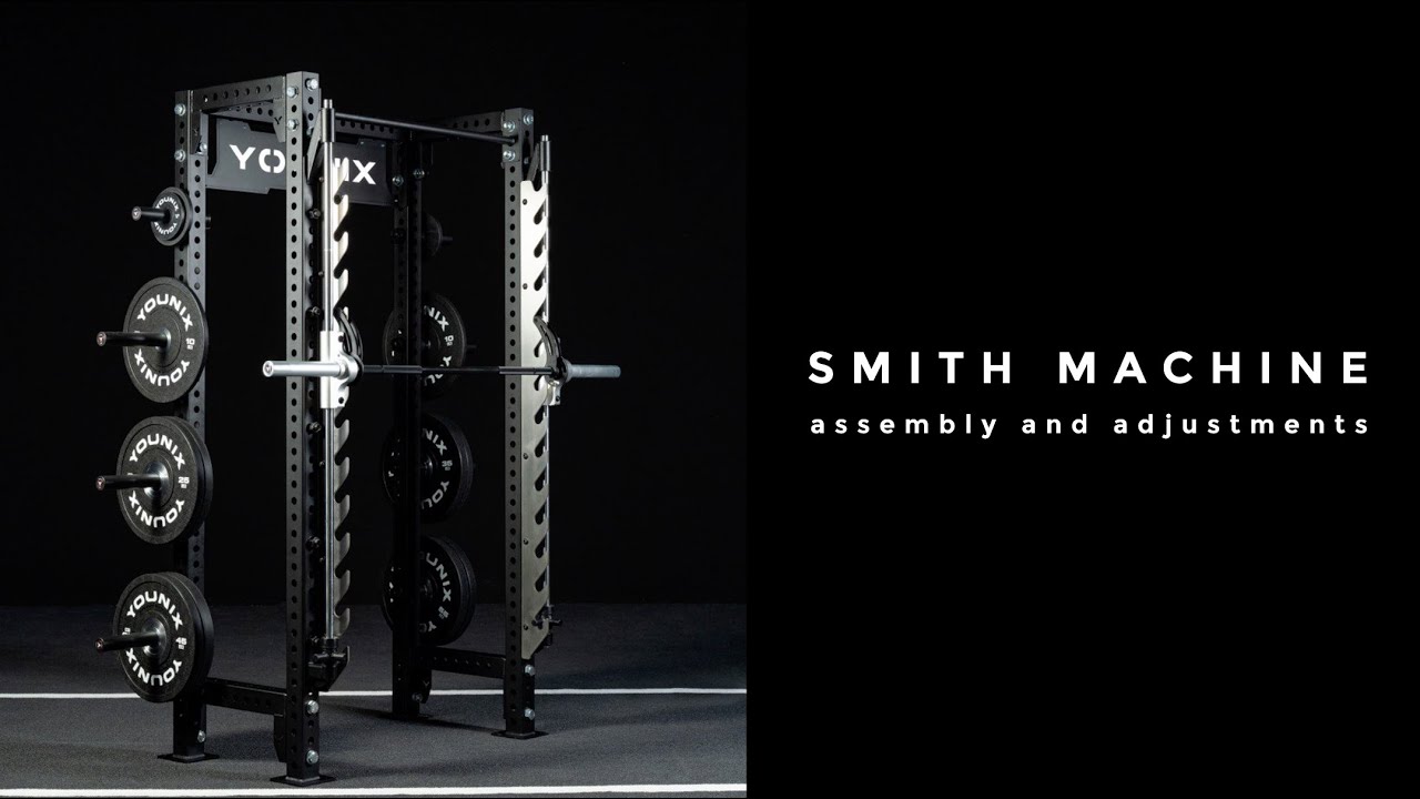 Younix® Smith Machine Add-On Assembly & Adjustment Guide - YouTube