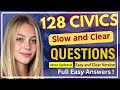 🇺🇸 128 Civics Questions and Full Answers for the U.S. Citizenship Interview 2025 (Repeat 2X) #n400