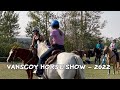 VANSCOY HORSE SHOW - 2022