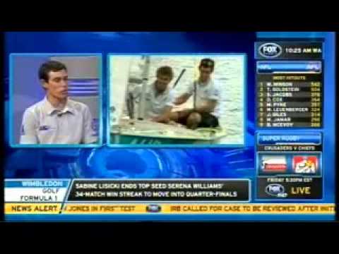 Mathew Belcher on Foxsports News - July 2013