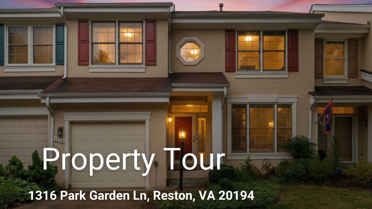 Welcome To 1316 Park Garden Ln, Reston, VA 20194