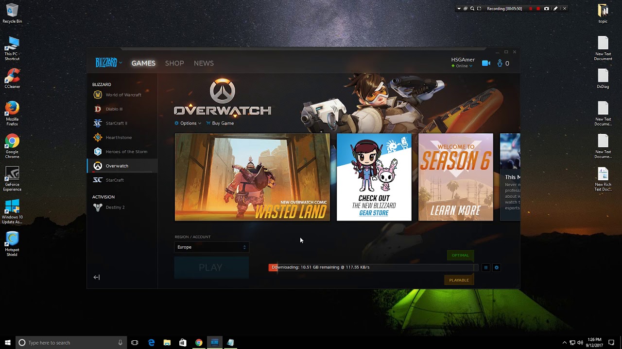 how to download overwatch pc