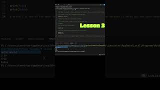4. Using print() in Python 🖨️ Lesson 3 #shorts