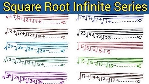 square root infinite series questions | Simplification trick  in Hindi | Surds & Indices Trick
