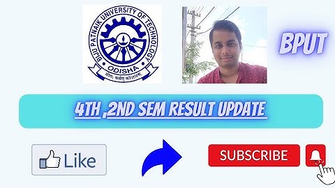 Even sem (4th and 2nd)3rd phase examination result update #bput #btech