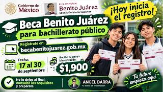 🚨How to Register for the 2026 Benito Juárez Scholarship? Step-by-Step Online Guide and Requiremen...