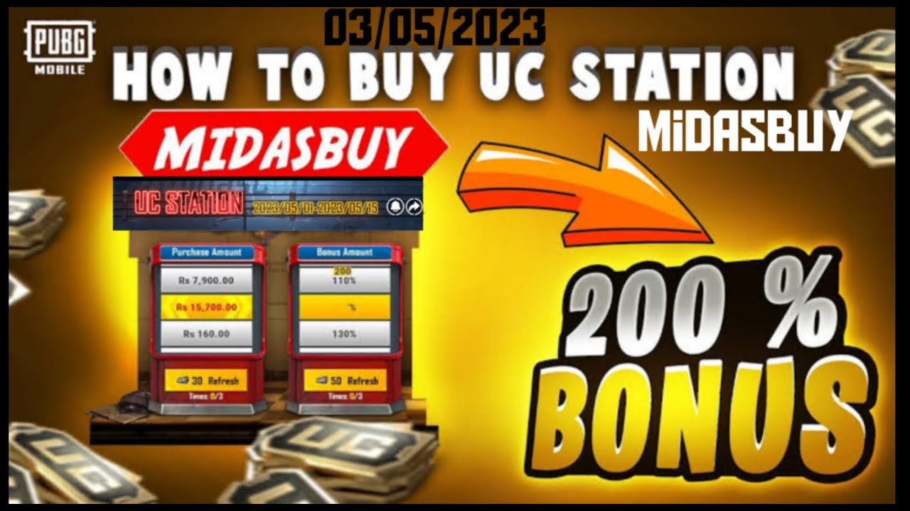 UC Station Is Back | 03-05-2023 | UC Station At MidasBuy  | PUBG MOBILE |