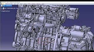 Engine Assembly in CATIA