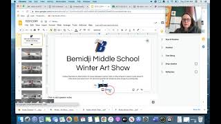 Virtual Art Show in Google Slides