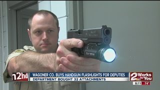 Flashlights for Guns at Wagoner Co Sheriff Office