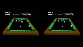 YACE64 Pool 3D Stereo on Commodore 64 emulator