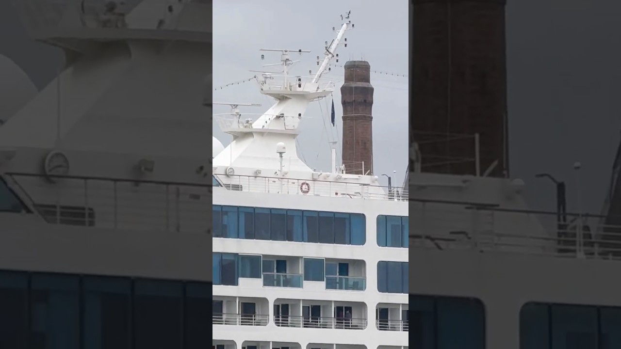 Close look at the big cruise at Circular Quay #australiavlog #travel #sydney #cruise #shorts