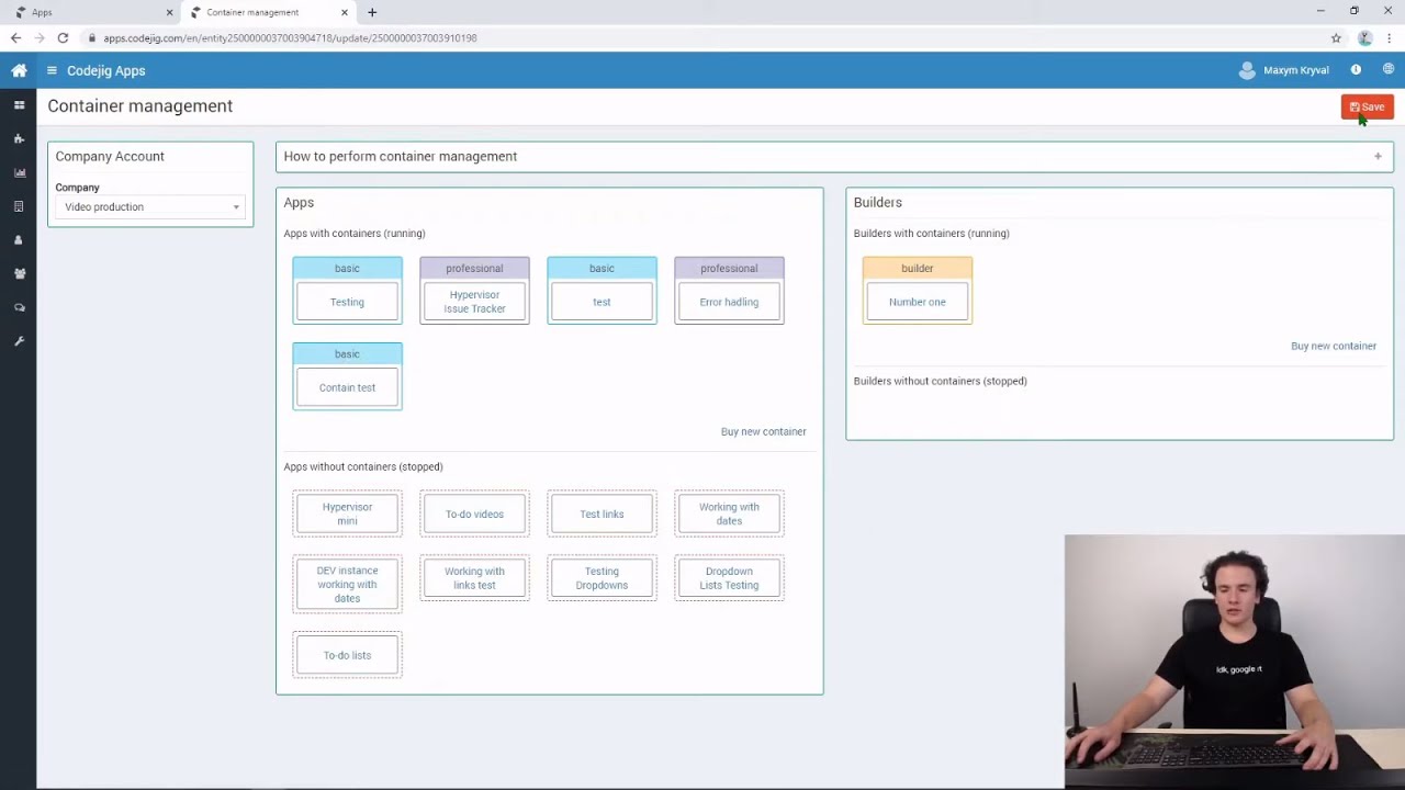 Build basics, working with containers | App Builder Tutorial - YouTube