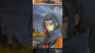 Itachi Painting ❤️ #shorts #arts #painting #itachi #naruto #anime #shortsfeed #ytshorts