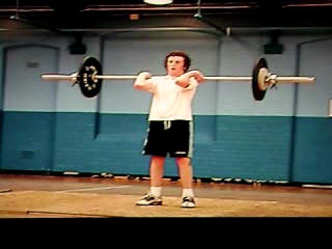 Old friend jacob Cartwright clean and jerk 40 kg f...