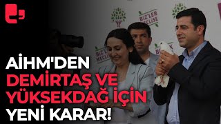 AİHM'den Demirtaş ve Yüksekdağ için yeni karar! Resimi