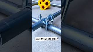 U-Shaped Pipe Clamps for Steel Pipes! #PipeClamps #ConstructionTools #Hardware