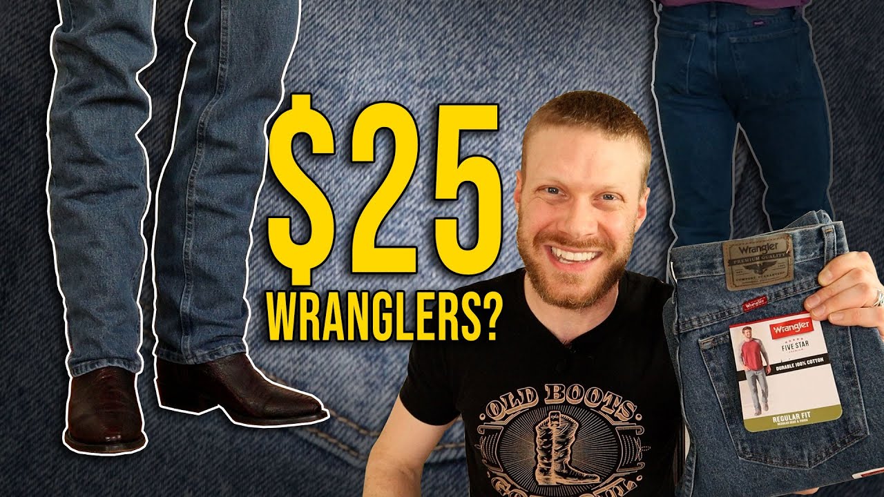 Wearing Wrangler Five Star Jeans with Your Favorite Cowboy Boots - YouTube