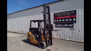 CATERPILLAR CHARIOT ELEVATEUR MAT FRONTAL GP18NT 13573H 1.8T AN2016