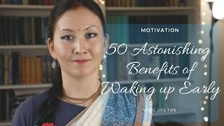 Try sleeping after 6 am after watching this | 50 Astonishing Benefits of Waking up Early