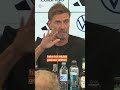 Der neue Bundestrainer hat etwas loszuwerden… | sportstudio | #shorts