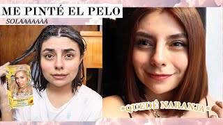 Me PINTÉ el PELO SOLA **RUBIO DE GARNIER NUTRISSE ☻ | Anns