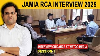 JAMIA RCA INTERVIEW GUIDANCE PROGRAM -2025, SESSION-1,WETOO_MEDIA initiative) Telegram-t.me/sfwm786