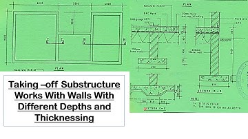 Taking –off substructure works simple with thickness 2 dif walls INTRO
