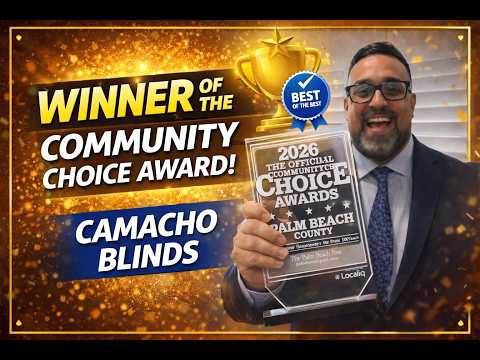From Local Blinds Company to Community Awards Finalist | Camacho Blinds Story