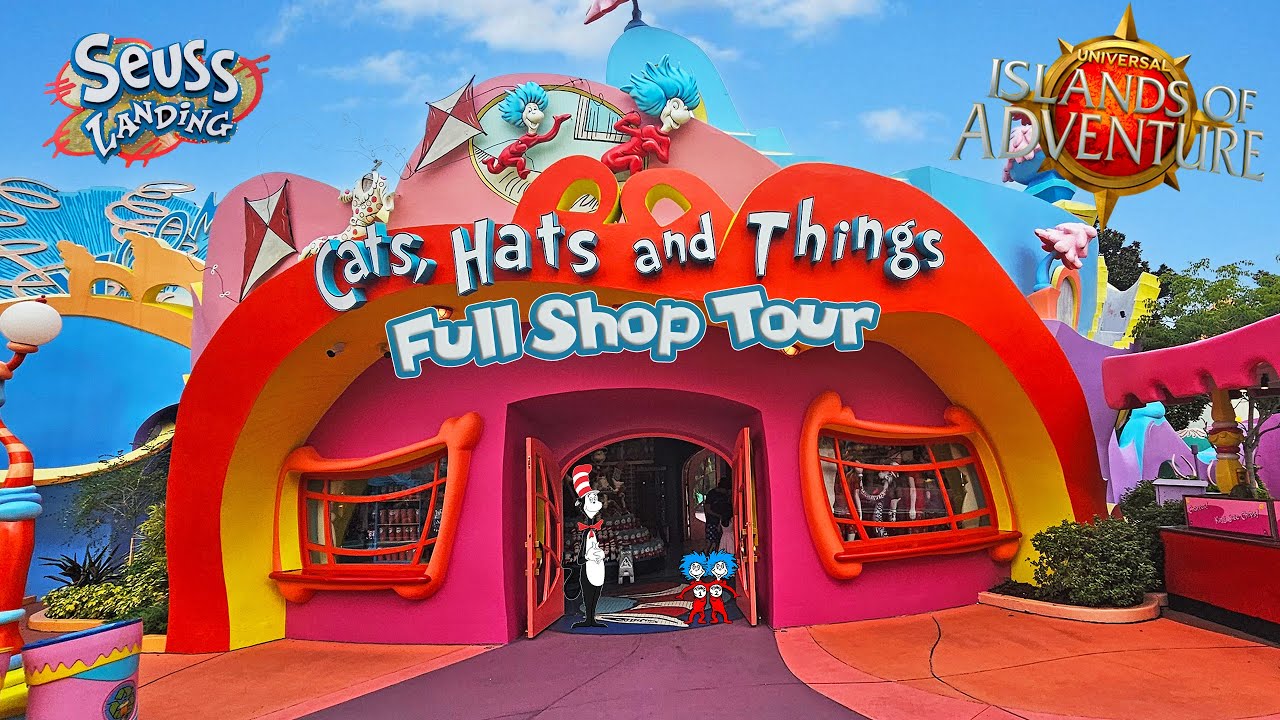 Исследуйте котов, шляпы и другие вещи в Seuss Landing: «Острова приключений» (сентябрь 2025 г.) [4K]