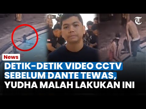 DETIK-DETIK REKAMAN CCTV Dante Sebelum Tewas di Kolam Renang, Yudha Arfandi Malah Lakukan Ini