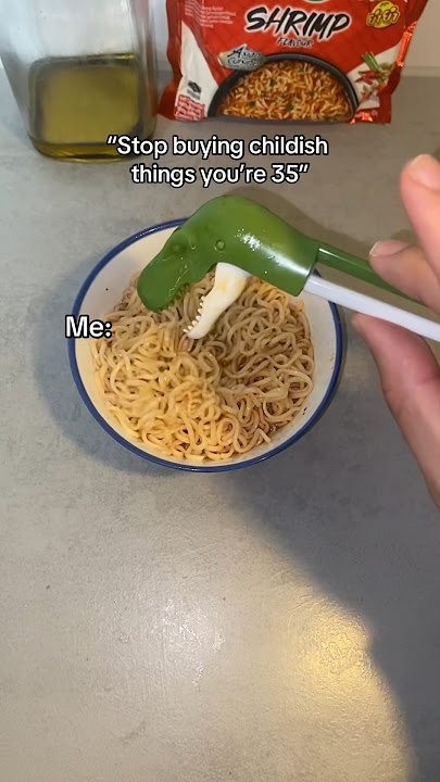 Sorry I couldn’t resist!🍜🦖 #dinosaur #chopsticks #noodles #sushi #dino