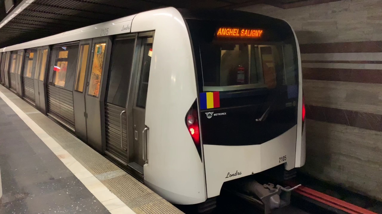 [4K]Bucharest Metro-Trains at Nicolae Teclu(M3),Păcii(M3),Eroilor1(M1&M3) & Tineretului(M2) stations