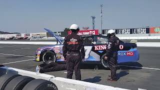 Mechanical issues for Nick Joanides in ARCA West race at Sears Point, 7/11/25