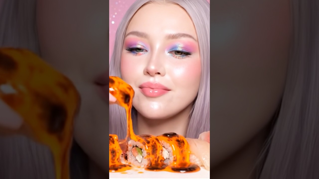 Besties + cosmic sushi = perfect night 👽🍣💫  