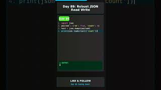 YOU'RE DOING JSON WRONG! 😱 Python Fix Day 89! #shorts #viral