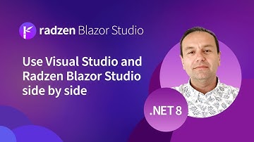 How to use Visual Studio and Radzen Blazor Studio side by side
