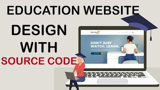 Education Website with Responsive Design Using HTML & CSS | Dhiraj Ragsh