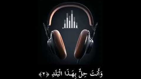 سورة البلد للقارئ شريف مصطفى