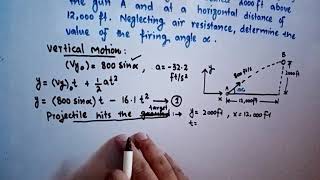Projectile Motion (Problem 2) | Dynamics | 15