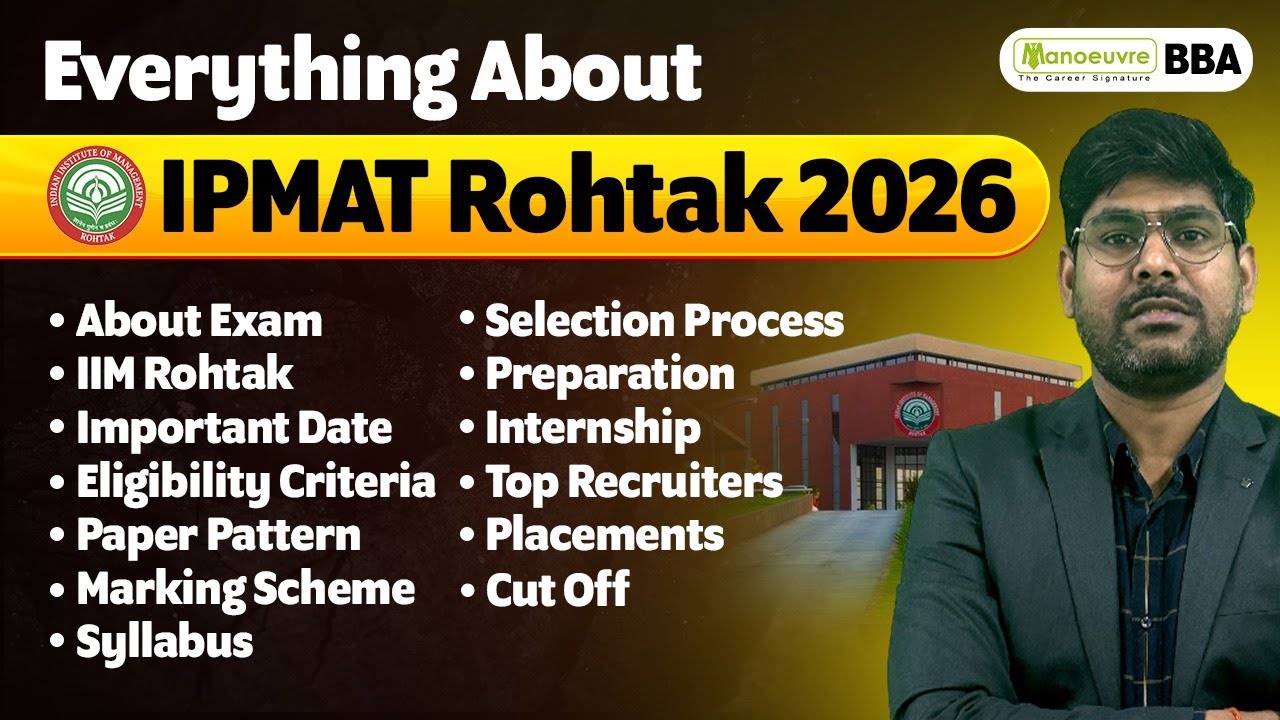 Everything About IPMAT Rohtak 2026 : Eligibility | Paper Pattern ...