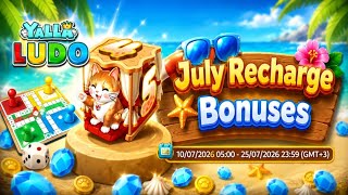 🎁 Yalla Ludo July Recharge Bonuses 2026 | New Recharge Rewards & Cat Box Event screenshot 5