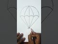 #shorts #how to draw a parachute #drawing ideas #drawing tutorial #drawing for beginners 🥰🥰🥰🥰