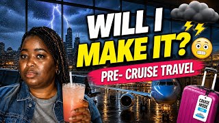 STORMY START to My Cruise Vacation! Chicago to Philadelphia Travel Day- Aug 2026