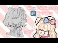 How I do lineart 🐻 Ibis paint x 🐻 tutorial 🐻 gacha club 🐻 tutorial #1