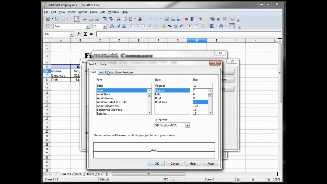 Kro Politik dråbe 5 - LibreOffice Calc, OpenOffice Calc, Excel Tutorial -- Printing your  spreadsheets - YouTube